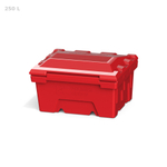 Ящик 250 л с дозатором c лопатой красный Полимер-Групп 250 л.(998x815x574см;21кг;красный) - арт.559363