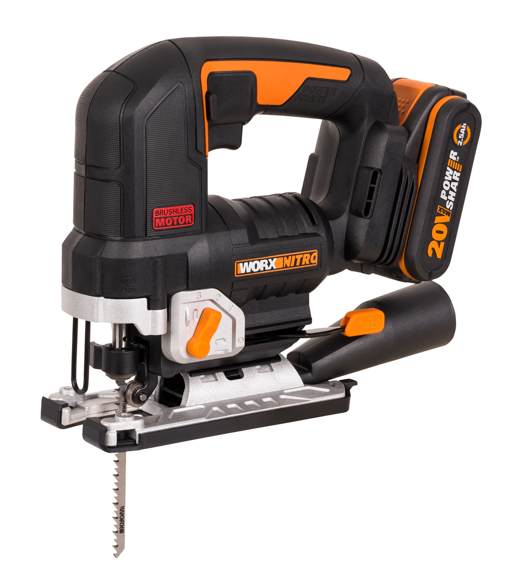 Лобзик аккумуляторный бесщёточный WORX W542
