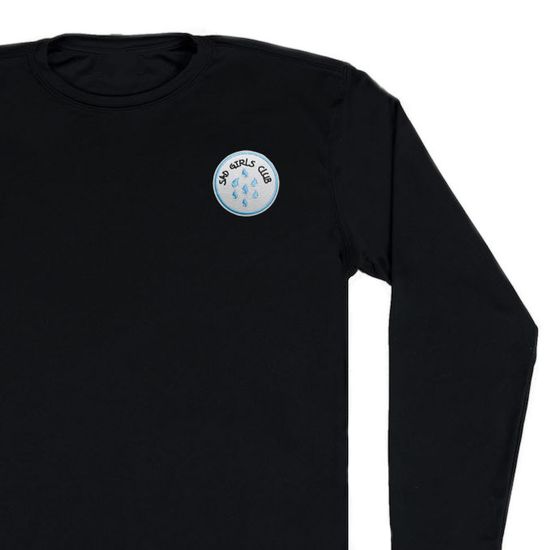 Нашивка термоаппликация на одежду и на рюкзак. Sad Girls Club