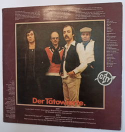 Винтажная виниловая пластинка City Der Tatowierte (GDR 1979)