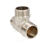 Тройник латунь никель переходной Ду 15х15х15 (1/2"х1/2"х1/2") НР/НР/НР VALFEX VF.131.N.012