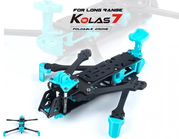 Axisflying KOLAS7&quot; - 7-дюймовый складной FPV / аналоговый 4,9-5G / дрон для дальнего действия / с GPS