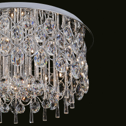 Потолочный светильник MX103910-28A chrome/clear