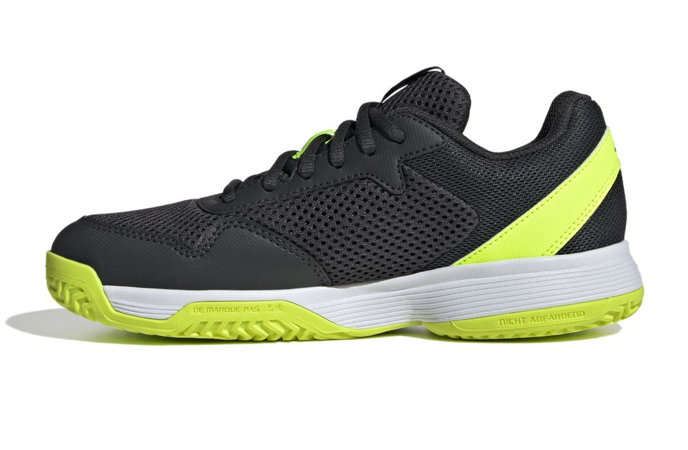 Детские теннисные кроссовки Adidas Courtflash K - Black