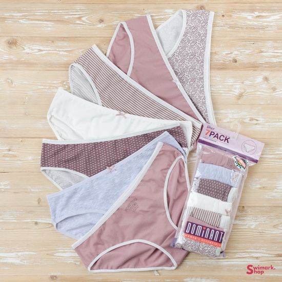 Трусики женские DOMINANT 57000-110, FULL BRIEF, 7 шт. в уп.