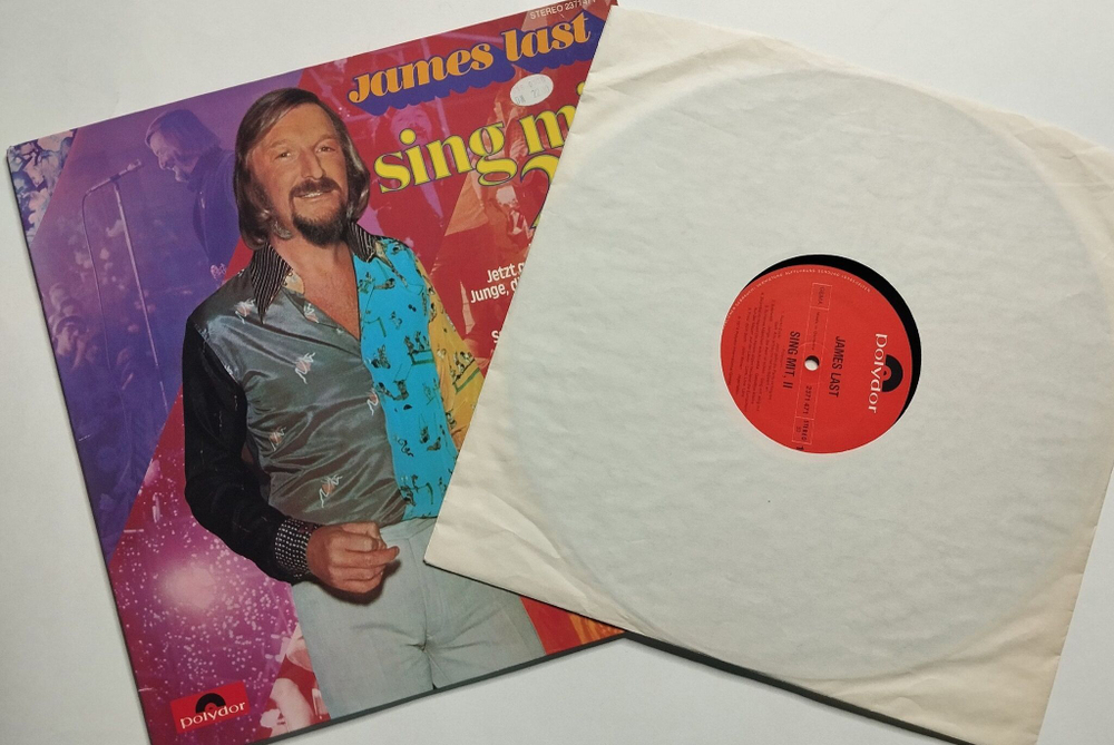 Винтажная виниловая пластинка LP James Last Sing Mit 2 (Germany 1974)