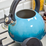 Чайник 2,8л со свистком, индукция, двухцветный, синий