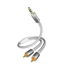 Inakustik Premium MP3, 3.5 мм &lt;&gt; 2RCA, 5 м