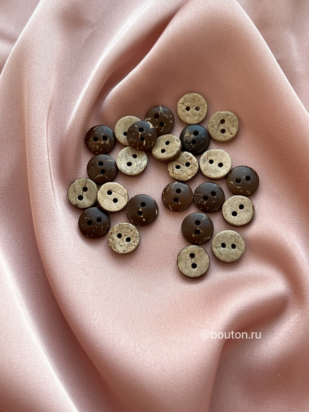 Пуговицы кокосовые