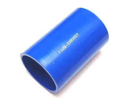 Патрубок а/м КАМАЗ радиатора средний (силикон) синий (70x120) МАРК