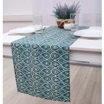 Дорожка декоративная 40х145"Радушная хозяйка (Традиция)» (Орнамент синий)