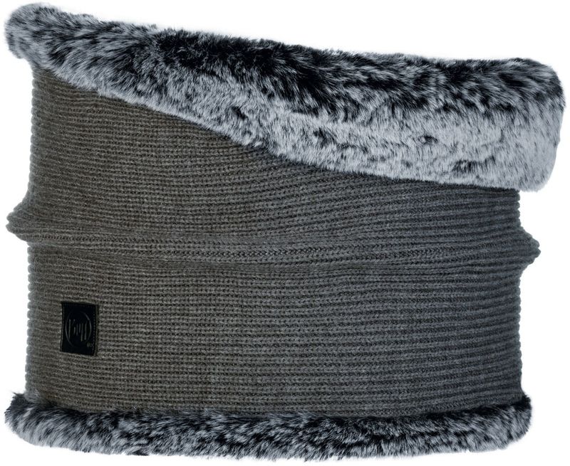 Модный шарф-труба Buff Neckwarmer Knitted Comfort Kesha Grey Фото 1