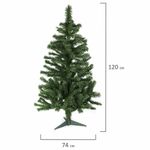 Ель новогодняя искусственная "Classic Green" 120 см, ПВХ, зеленая, ЗОЛОТАЯ СКАЗКА, 591303