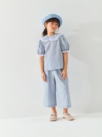 Панама из легкого джинса "Светло-голубая"