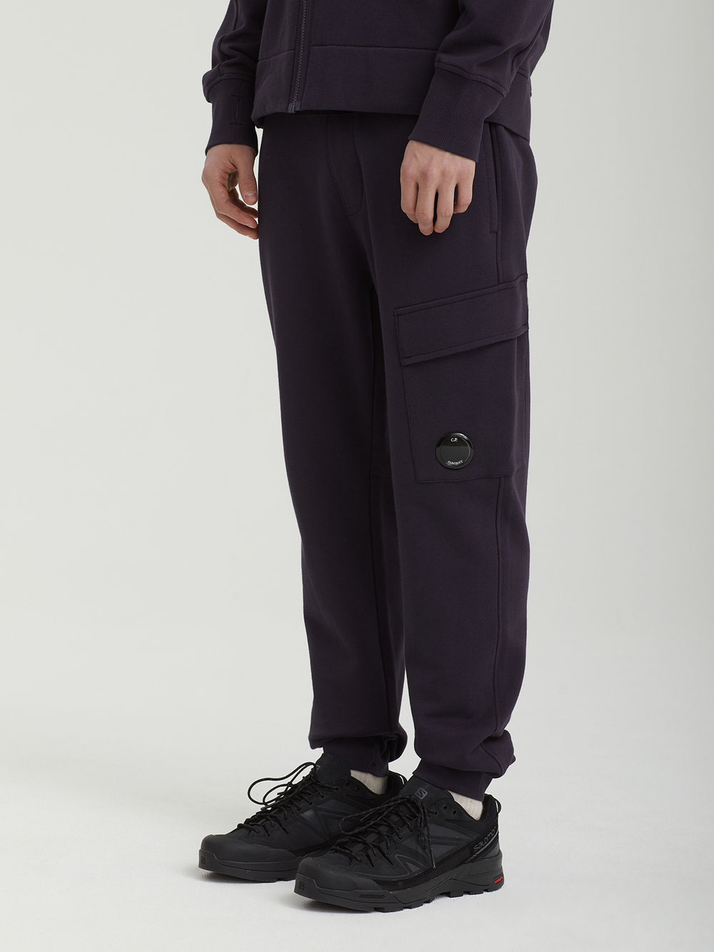 Мужские Брюки In Diagonal Raised Fleece