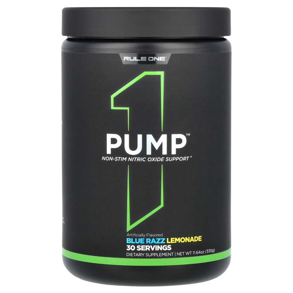 Rule One Proteins, Pump, лимонад с голубой малиной, 330 г (11,64 унции)