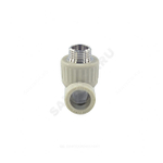 Тройник PP-R комбинированный серый Дн 32х3/4" НР VALFEX 10128132Г