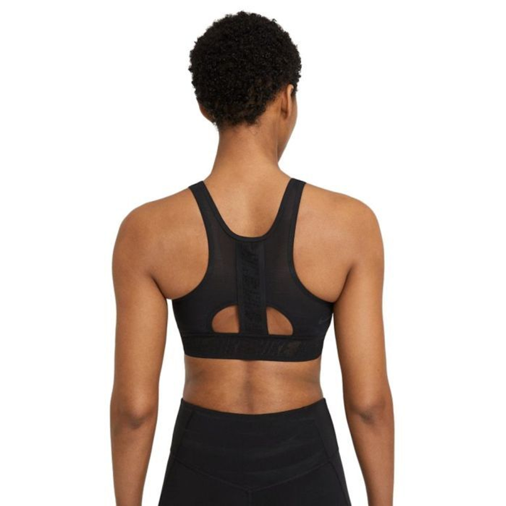 ТОП теннисный Nike Swoosh UltraBreathe Bra W - black/black/black/dark smoke grey