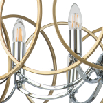 713083 Люстра REGOLO 8х40W E14 ХРОМ/ЗОЛОТО