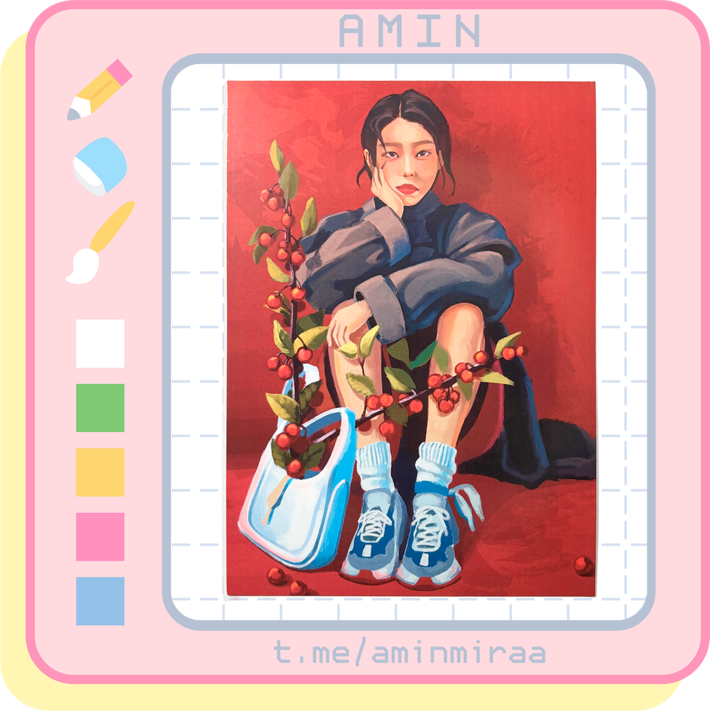 Плюшка / Открытка #086 / IU