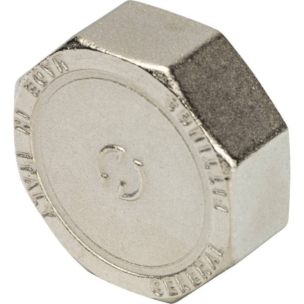 Заглушка ВР никелированная   1 1/2"