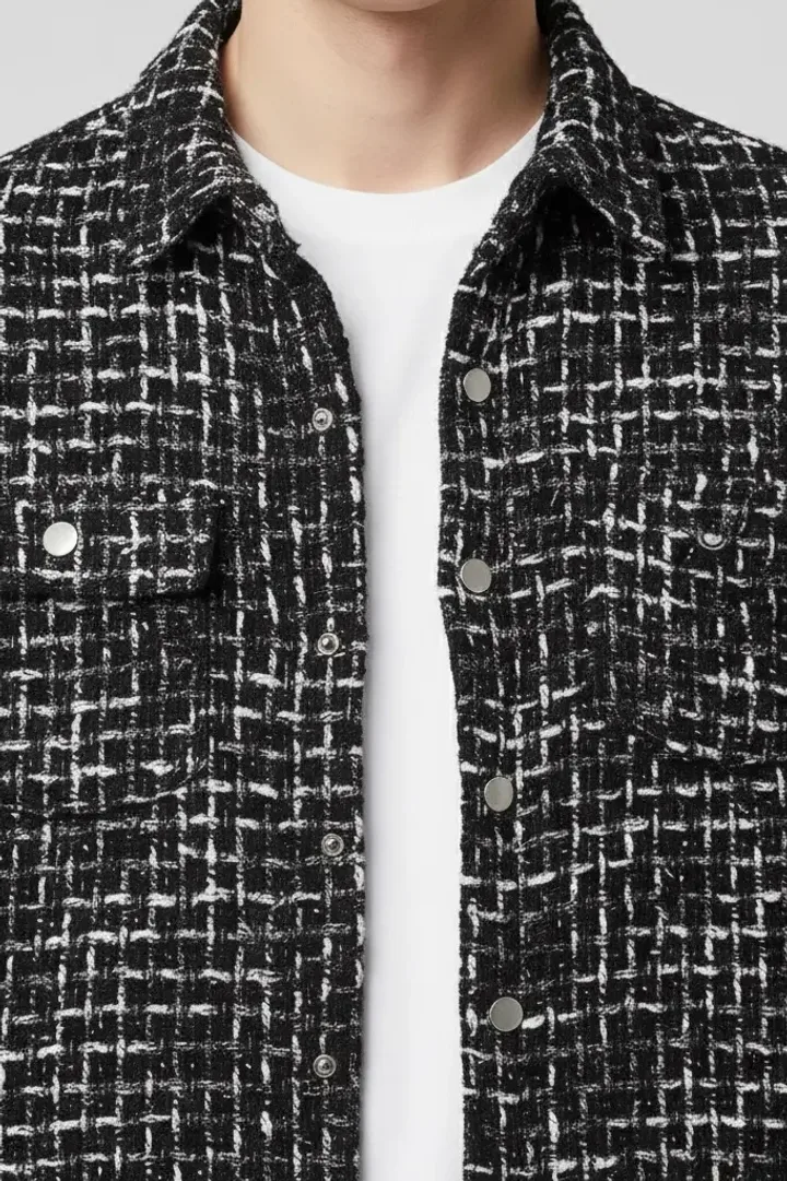 Мужская плотная рубашка «HATCH»