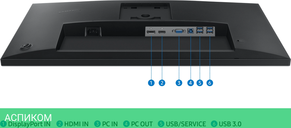 Монитор Samsung 27" Essential S4 S27C430GAIXCI