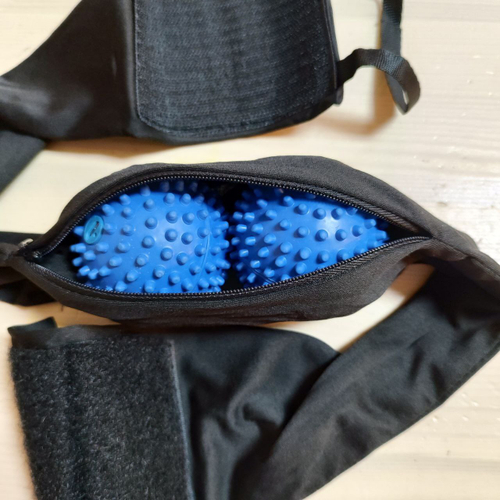 Скоростные вибромассажные сферы Hyper Impact с ремешком