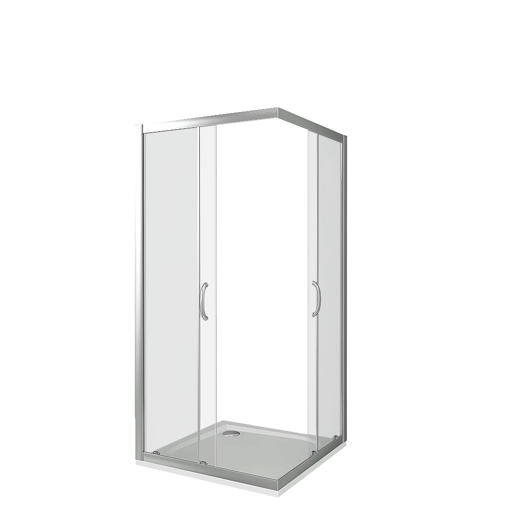 Душевой уголок Good Door INFINITY CR-120-90-C-CH стекло прозрачное/профиль хром