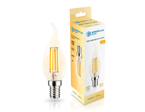 Лампа светодиодная Filament 351123 LED CF35 11W E14 2700K 220-240V