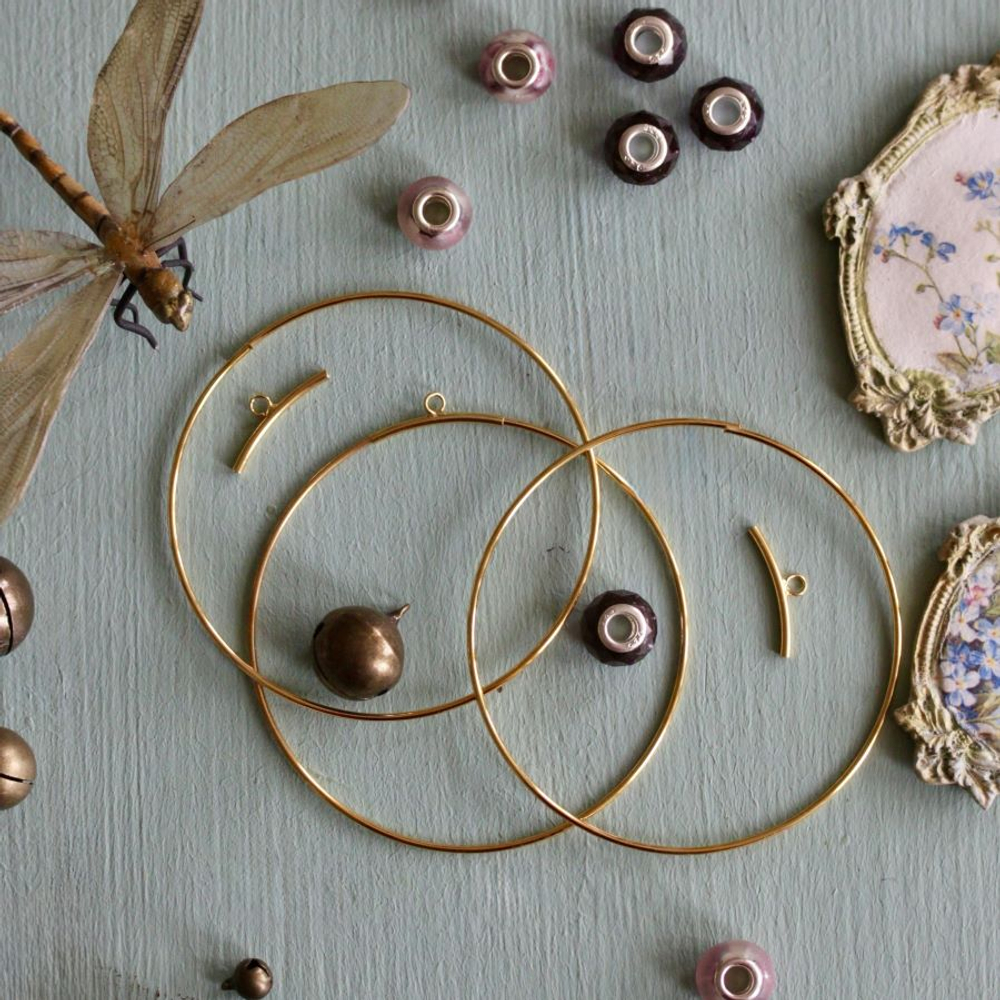 Набор металлических разъемных колец 8 см (3 шт)
