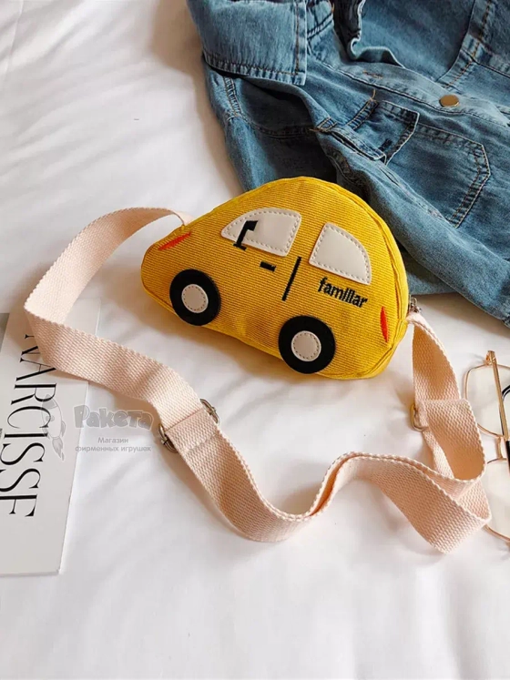 Сумка игрушка детская сумочка машинка через плечо маленькая