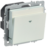 BRITE Выключатель карточный 30А ВС10-1-8-БрЖ жемчуг IEK