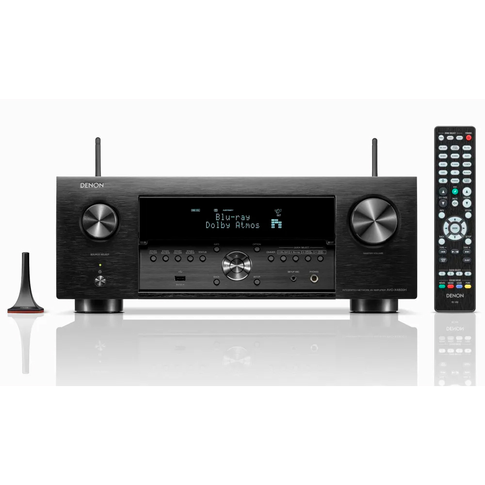 AV ресивер Denon AVC-X4800H, Black, 9.4 каналов, Dolby Atmos