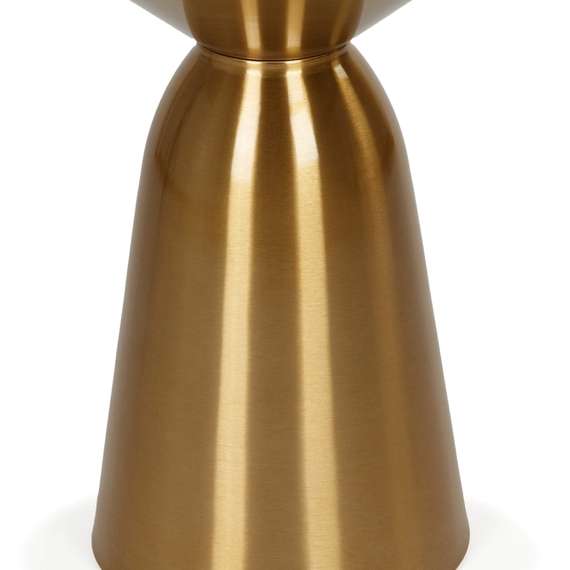 Кофейный стол Ennoxia Ø49х50 см, золотистый металл