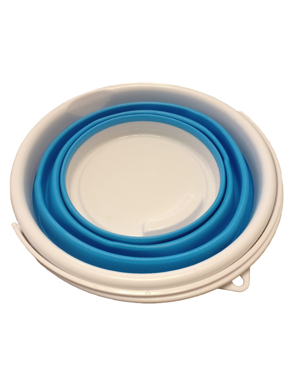 Ведро складное 5 литров, круглое, цвет синий