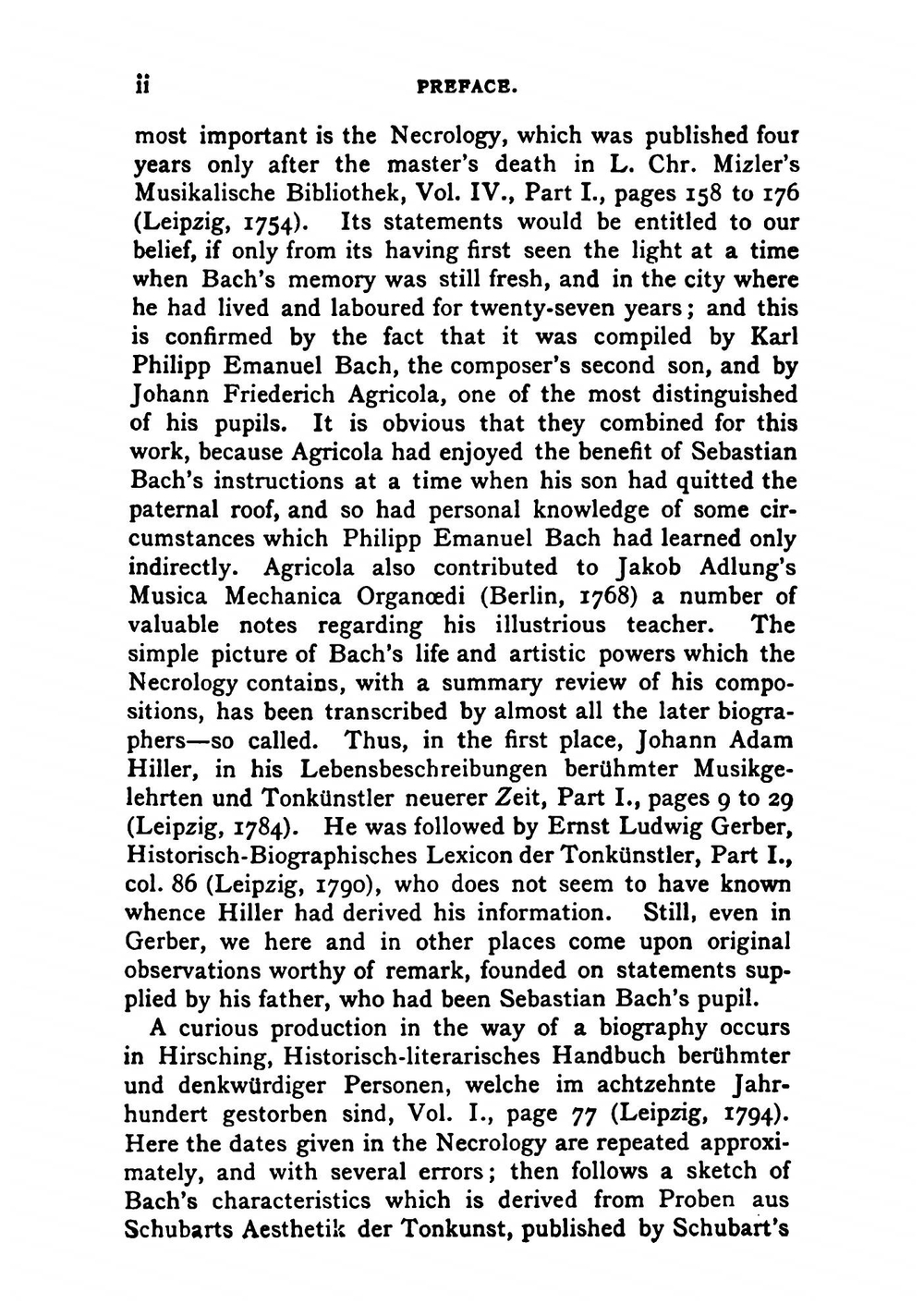 Johann Sebastian Bach his Work and Influence on the Music of Germany 1685 to 1750. Volume 1 | Philipp Spitta