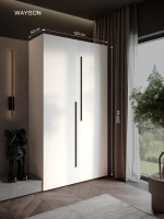 Шкаф распашной 120х50х220, белый SOHO двухдверный