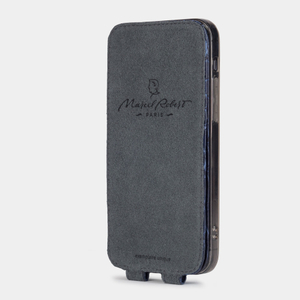 Special order: Чехол для iPhone 12/12Pro из кожи аллигатора, синего цвета