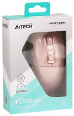 Мышь A4Tech FG50S Plus розовый