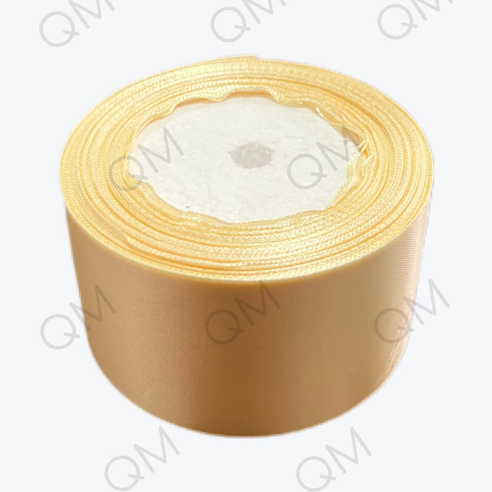 Лента атласная 5 см 25 ярдов (айвори) №083