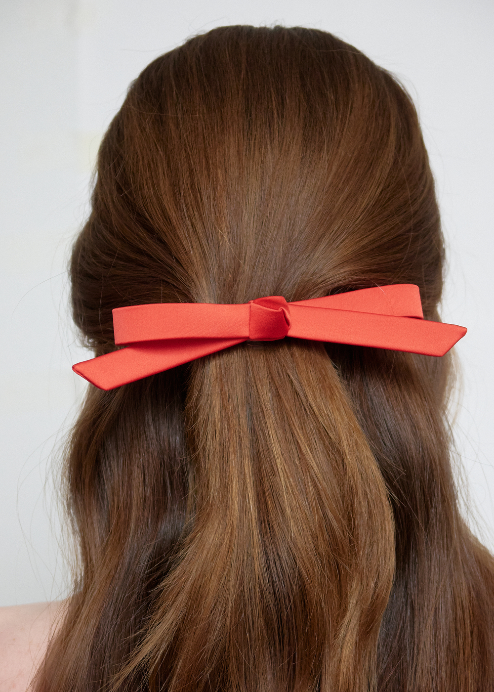 Бант "Стрекоза" мини красная