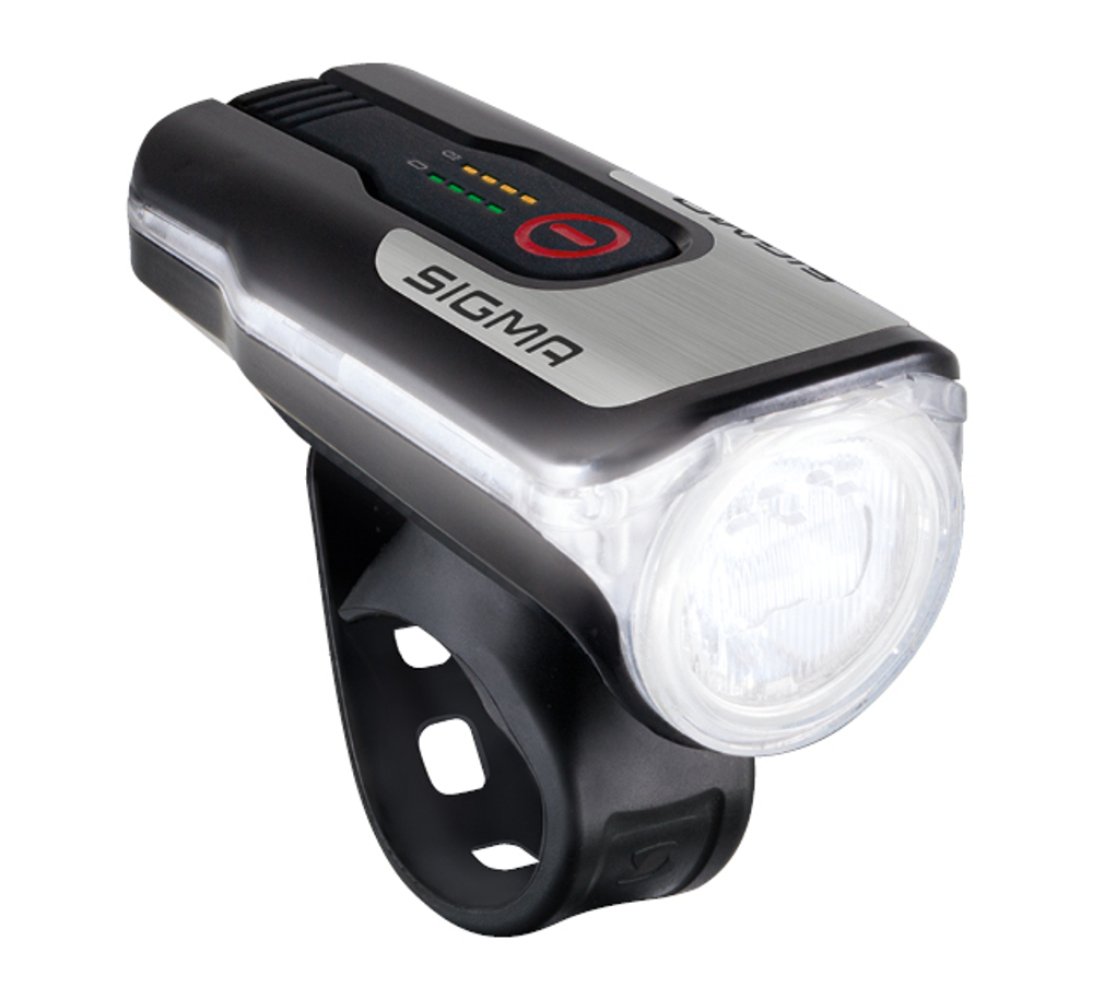 Фара AURA 80 FL люкс, OSRAM LED, 3 режима, USB передняя SIGMA NEW