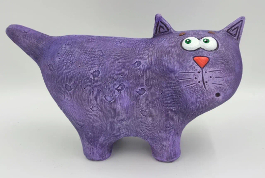 Садовая фигура Котик испуганный (однотон) Закупка М47 апрель-май 2026