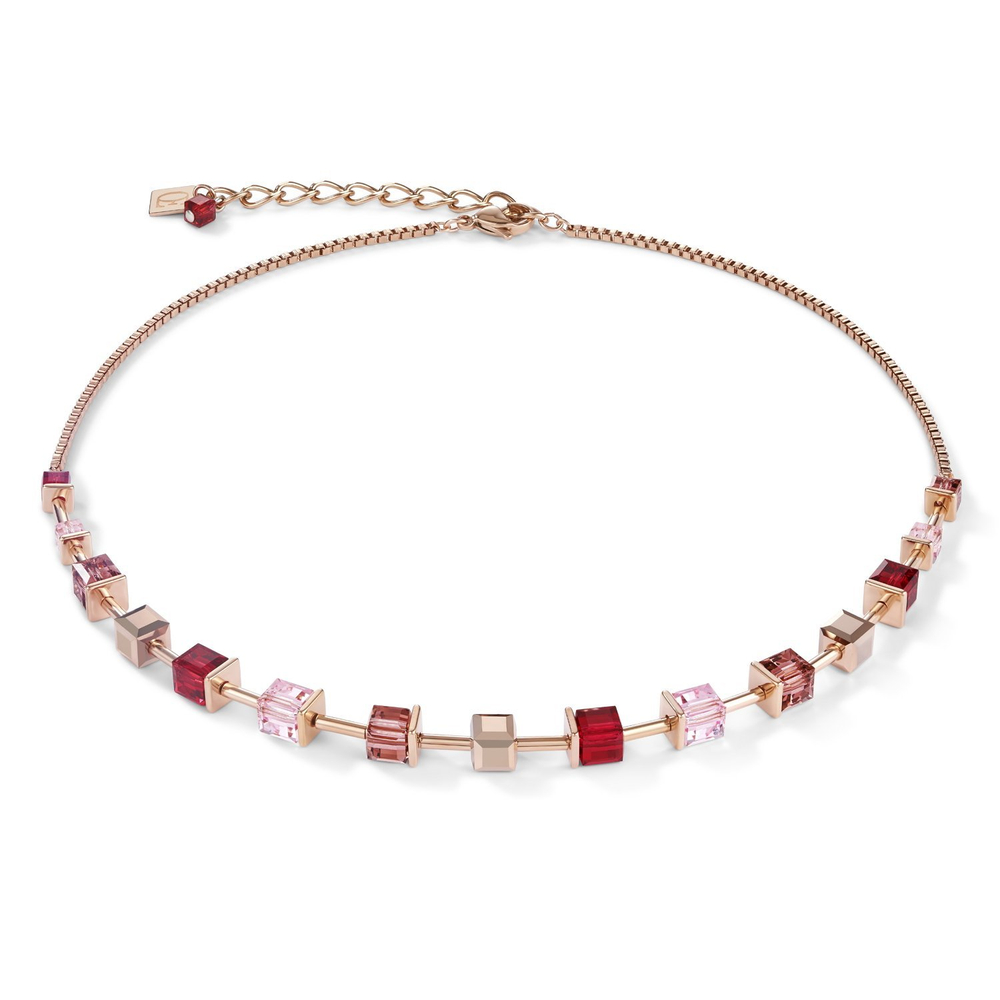 Колье Coeur de Lion Red 4996/10-0300 цвет красный, розовый, золотой