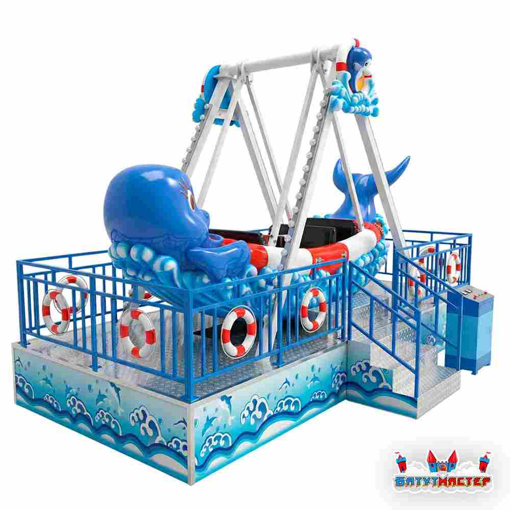 Аттракцион корабль «Морская одиссея», 10 мест, 5,75×2,39×3,7 м