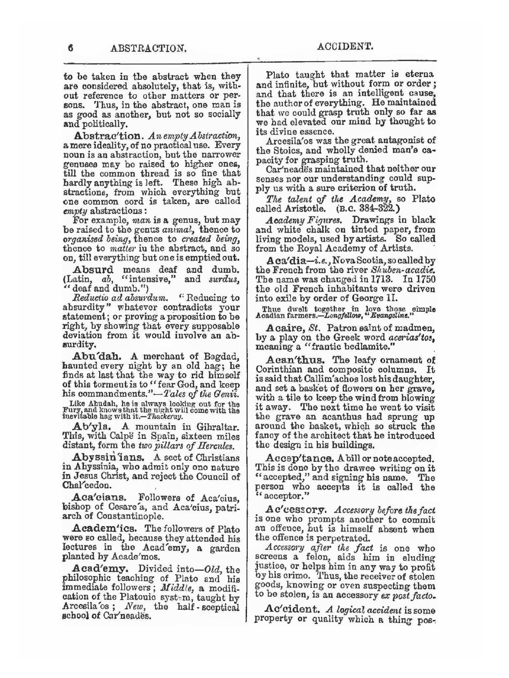 Dictionary of Phrase and Fable. Giving the Derivation, Source, or Origin of Common Phrases, Alusions, and Words that have a Tale to Tell Part 1 | Brewer Ebenezer Cobham