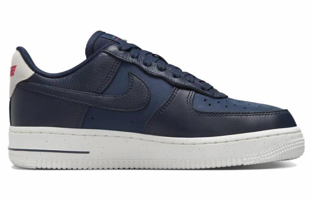 Кроссовки Nike Air Force 1 Low "Navy Red" (Женская размерная сетка)