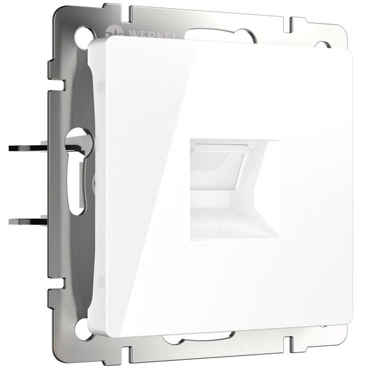 Розетка Ethernet RJ-45 cat. 6A экранированная (белый) W5120101/ a069683