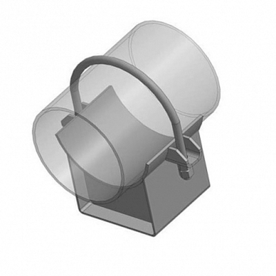 Опора скользящая двуххомутовая 426х498х369х225 мм ОСТ 108.275.30-80